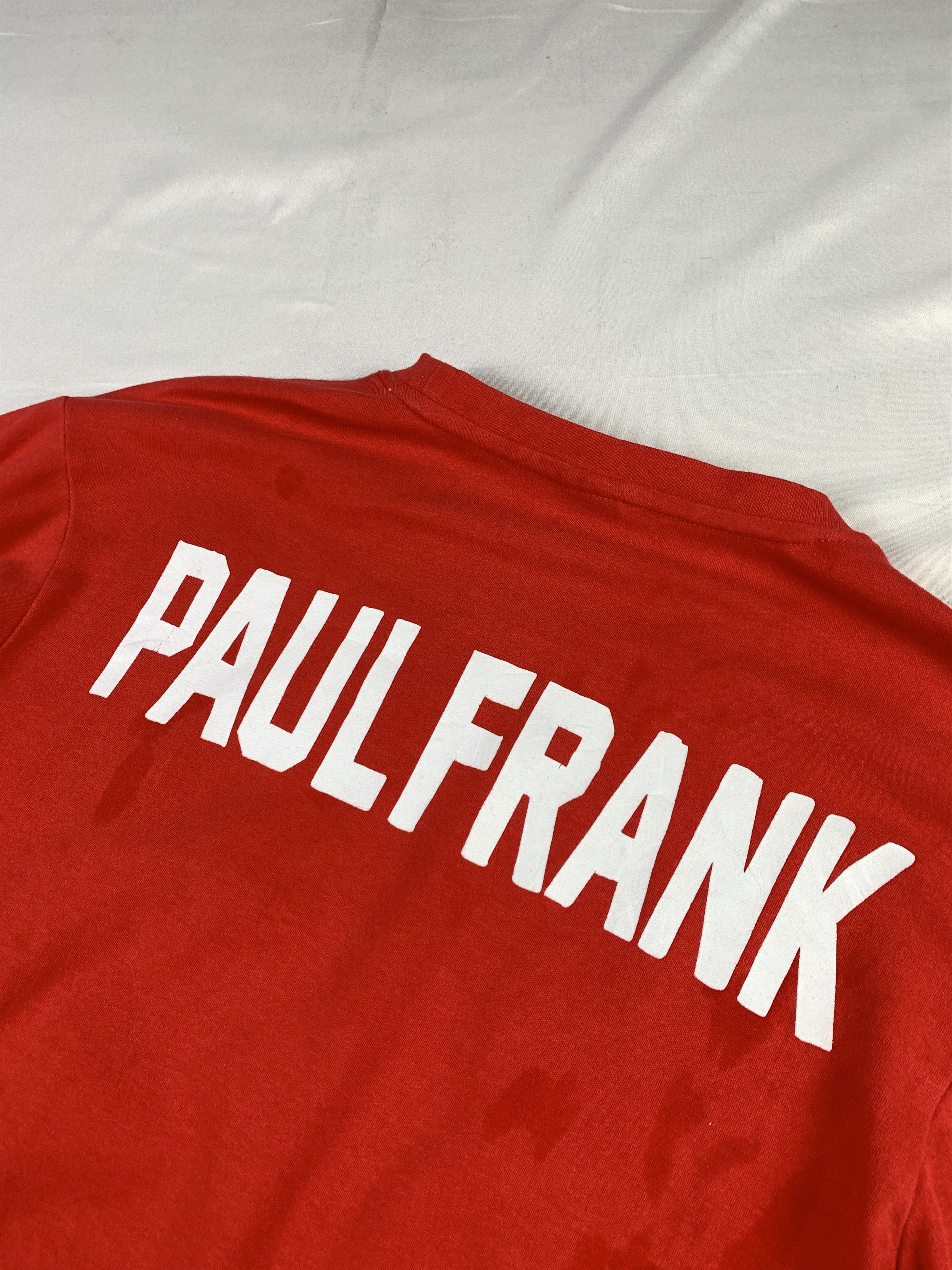 Paul Frank Paul Frank Red Fitted Baby Crewneck (S) Size S / US 4 / IT 40 - 4 Thumbnail