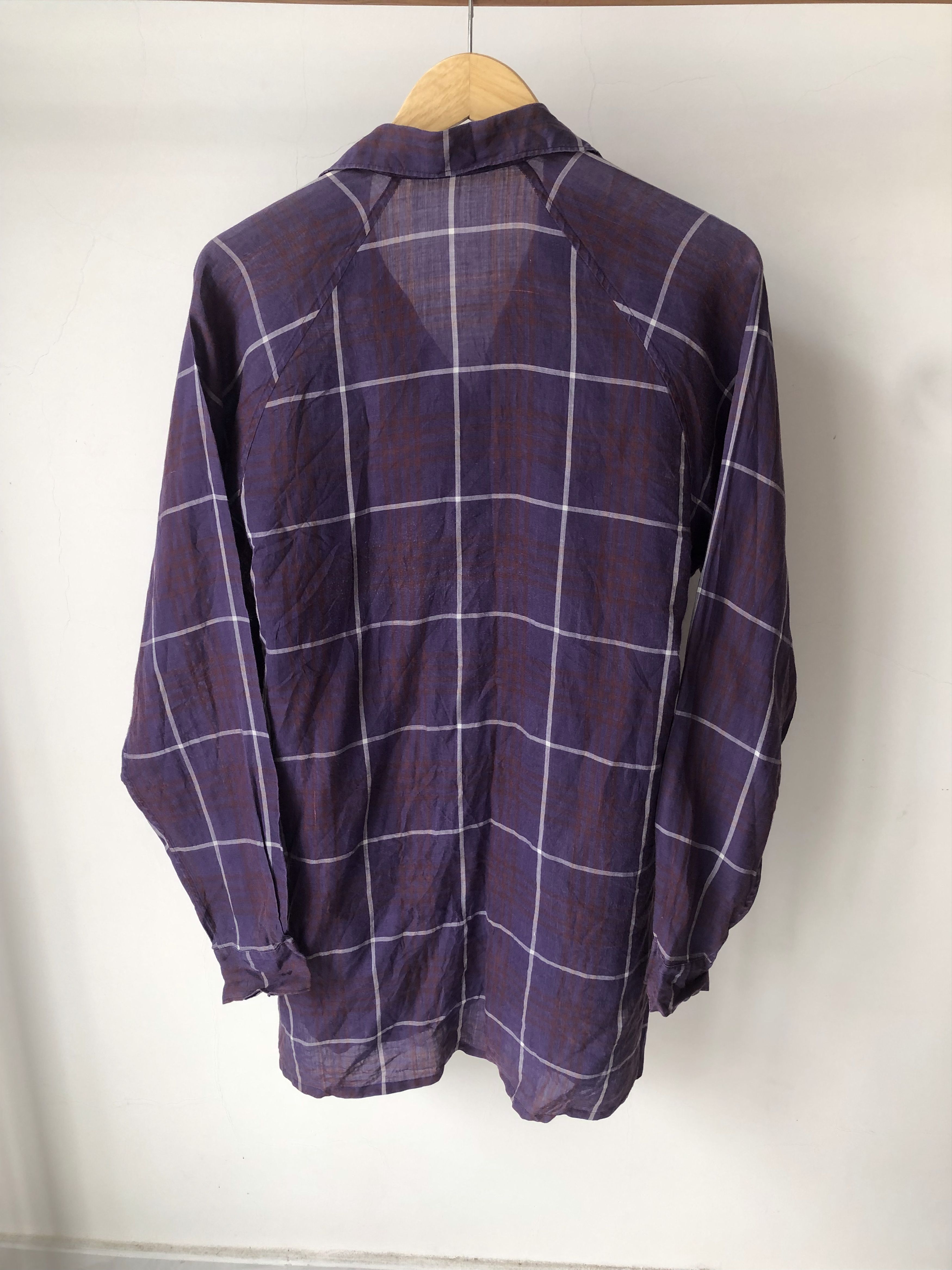 Y's for Men purple camp shirt Size US M / EU 48-50 / 2 - 5 Thumbnail