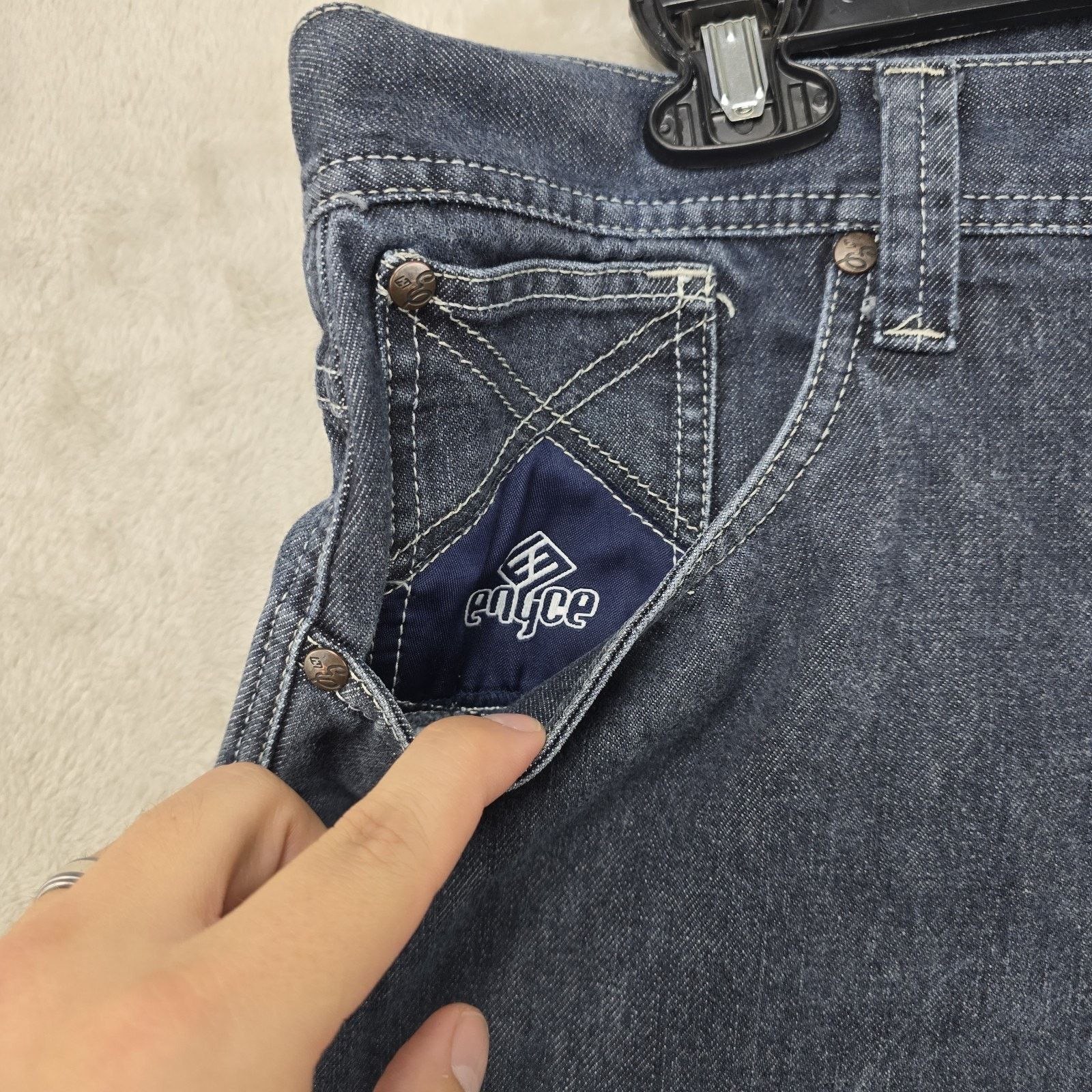 Enyce Vintage Enyce Baggy Shorts 38 Fits 37 Skater Y2K Denim Jorts Size US 38 / EU 54 - 6 Thumbnail