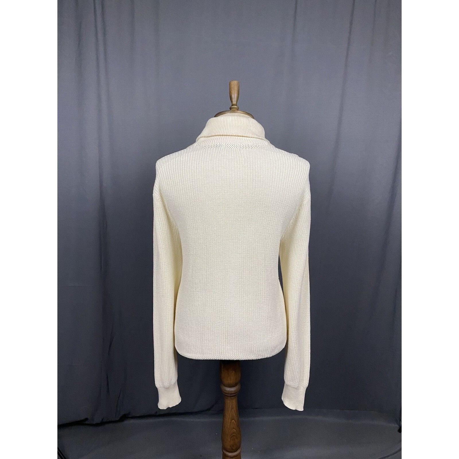 Polo Ralph Lauren Polo Ralph Lauren VTG Men's Beige Heavy Knitted Sweater Size Size US L / EU 52-54 / 3 - 7 Thumbnail