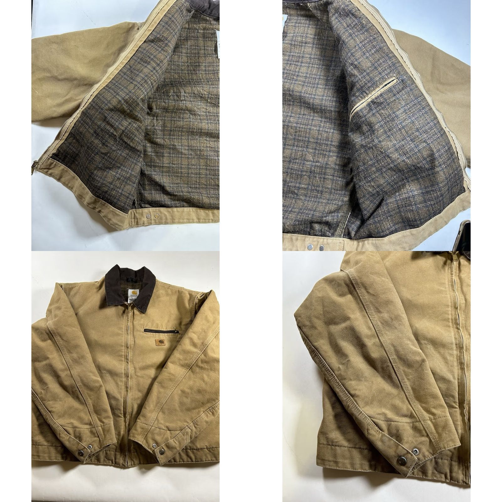 Carhartt Vintage Carhartt Detroit Jacket Blanket Lined J97 CML Mens Size XL 0707 July 07 Size US XL / EU 56 / 4 - 9 Thumbnail
