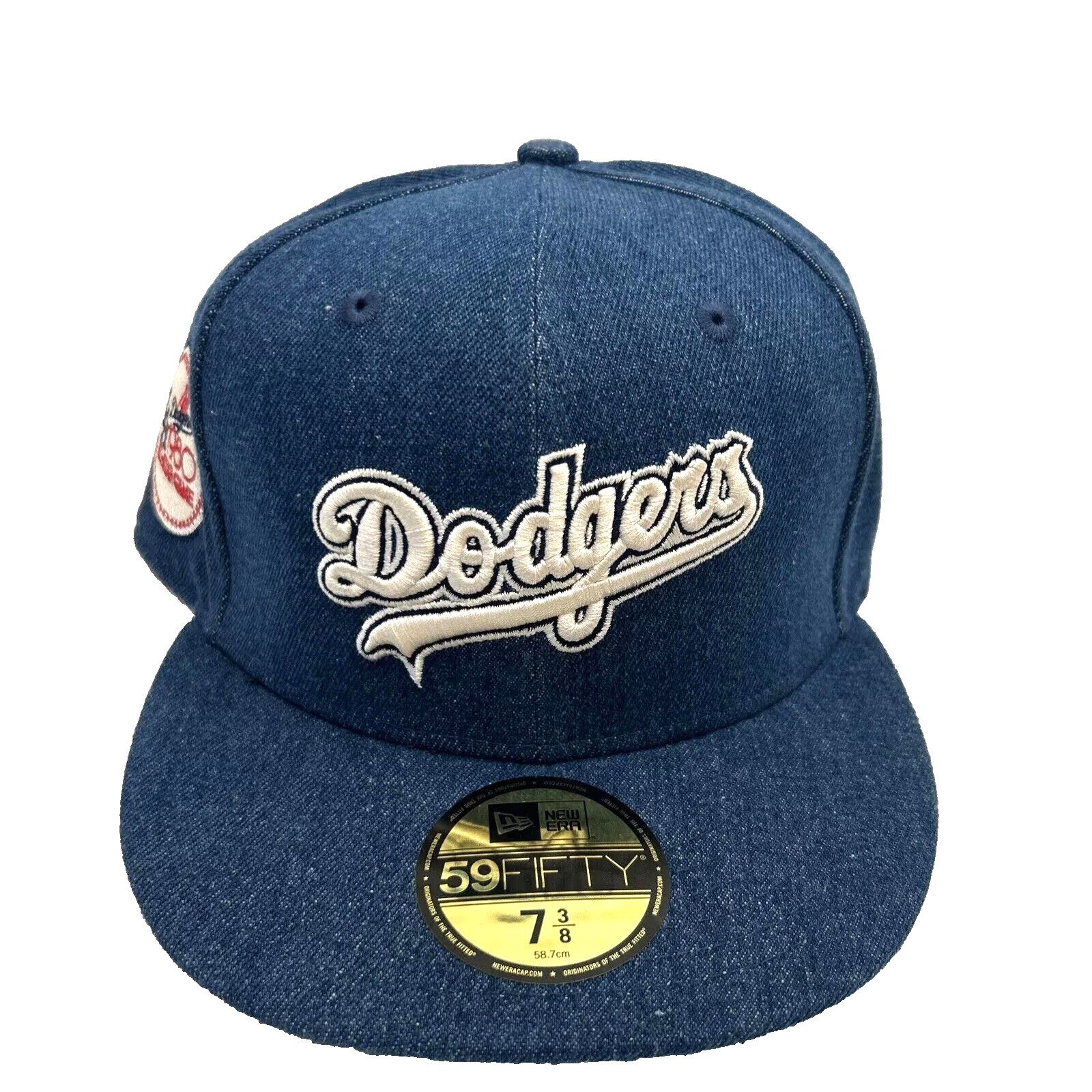 New Era Los Angeles Dodgers Denim '80 All Star New Era 7 1/2 MLB Hat Size ONE SIZE - 4 Thumbnail