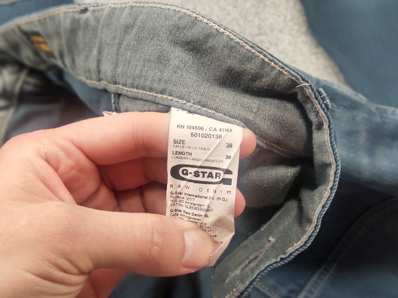 G-Star Vintage g-star raw 5620 heritage embro 96 Denim jeans double Size US 36 / EU 52 - 17 Thumbnail