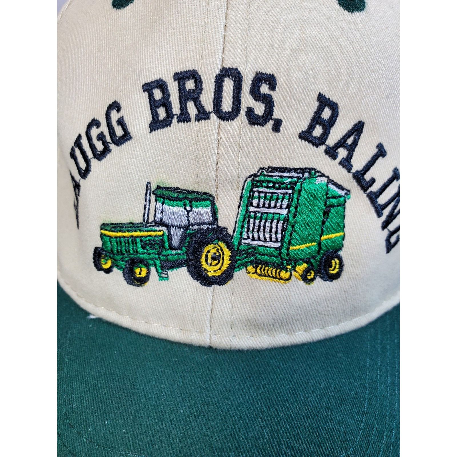 Otto × Vintage Zaugg Brothers Baling Hat Cap John Deere Farming Ag Tractor Size ONE SIZE - 10 Thumbnail