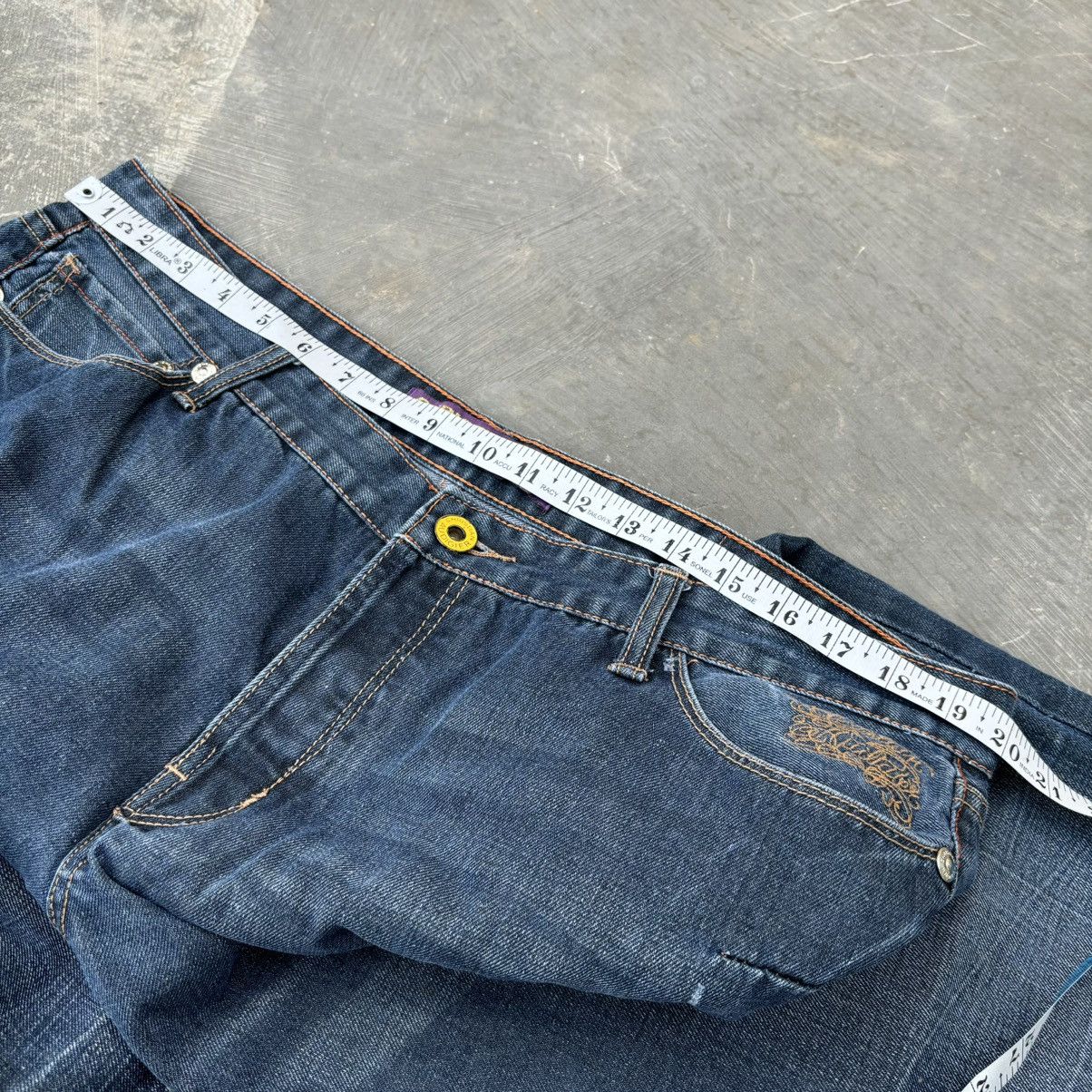 Ed Hardy Super Rare💥Christian Audigier Spell Out 💀 Jeans Size US 38 / EU 54 - 18 Thumbnail