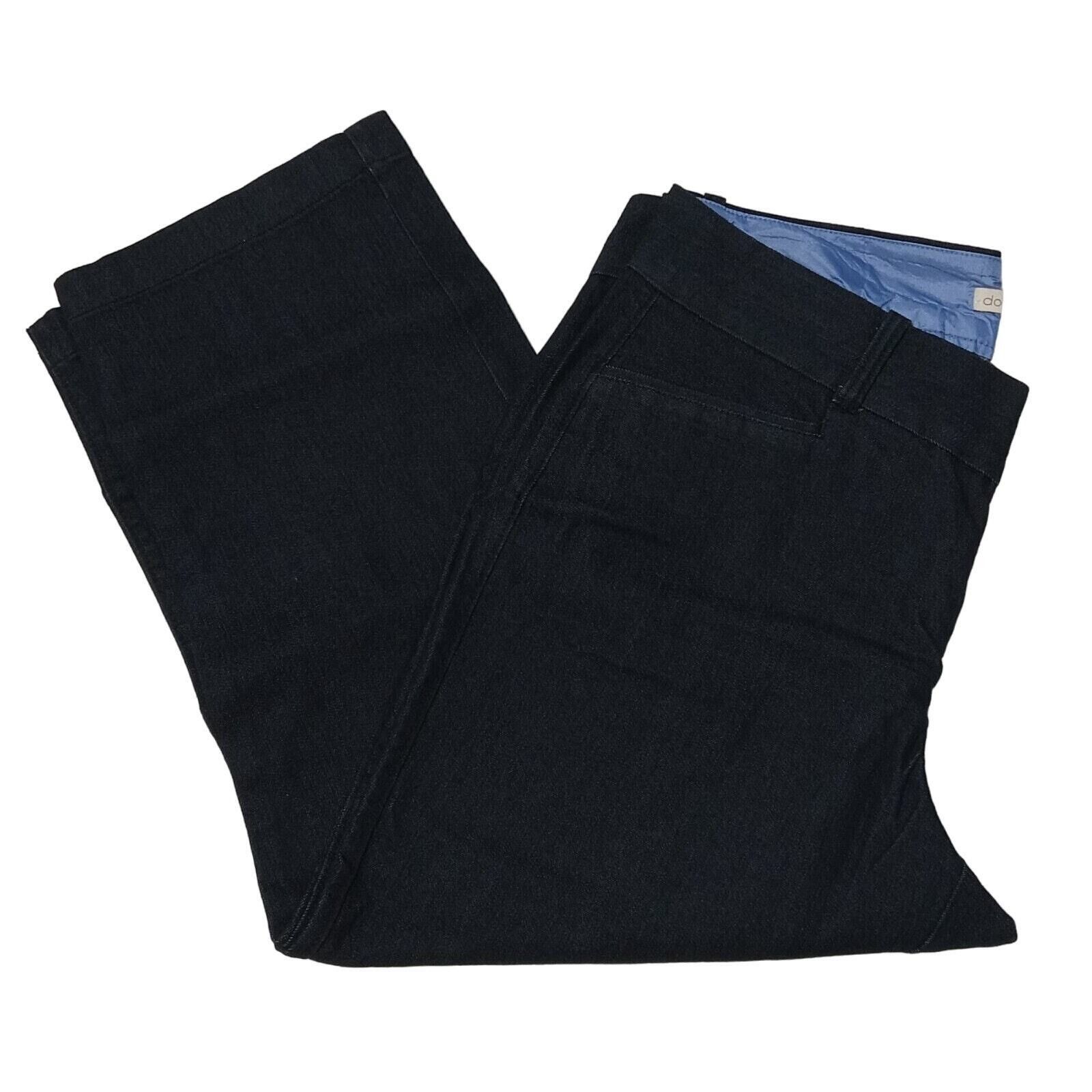 Dockers Dockers Capri Jeans 8 Blue Denim Mid Rise Stretch Flat Size 30" / US 8 / IT 44 - 3 Thumbnail