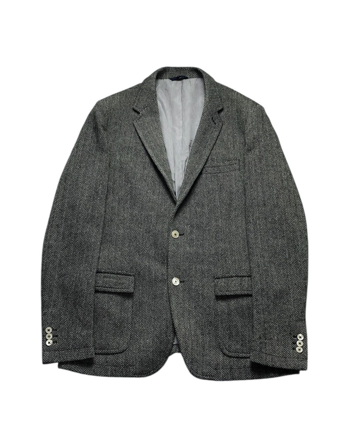 Harris Tweed Boggi wool tweed blazer / jacket Size US XL / EU 56 / 4 - 1 Thumbnail