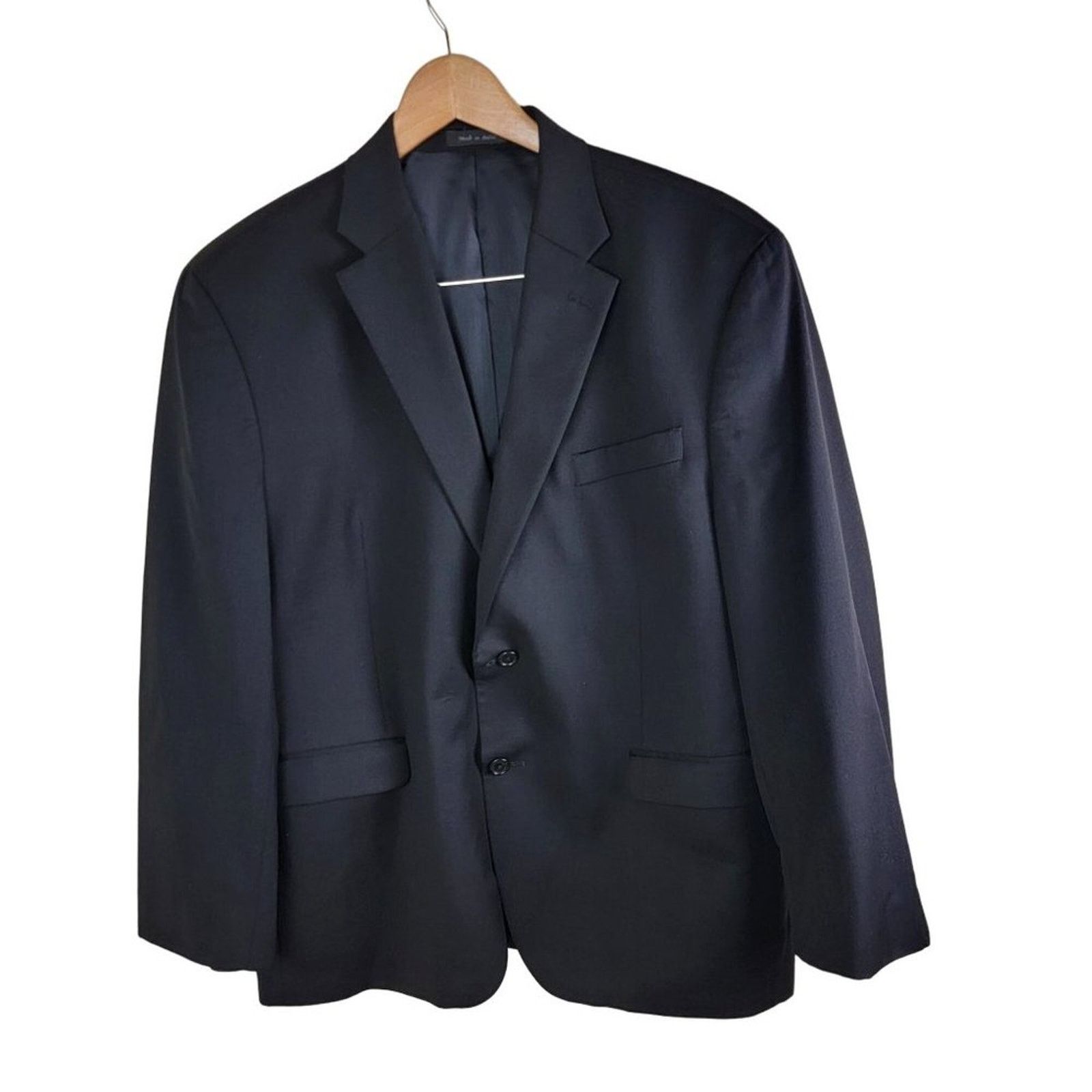 Lauren Ralph Lauren Lauren Ralph Lauren Wool Suit Blazer Mens 44s Black Size 44S - 10 Thumbnail