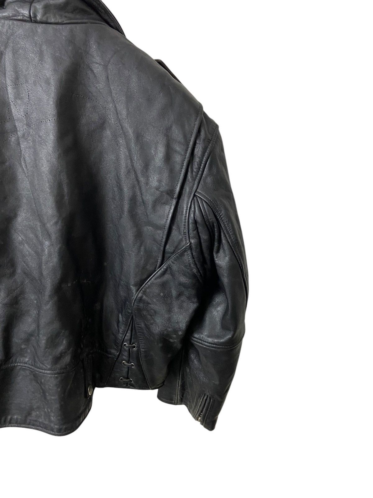 Avirex Avirex Black Leather Jacket Size US L / EU 52-54 / 3 - 8 Thumbnail