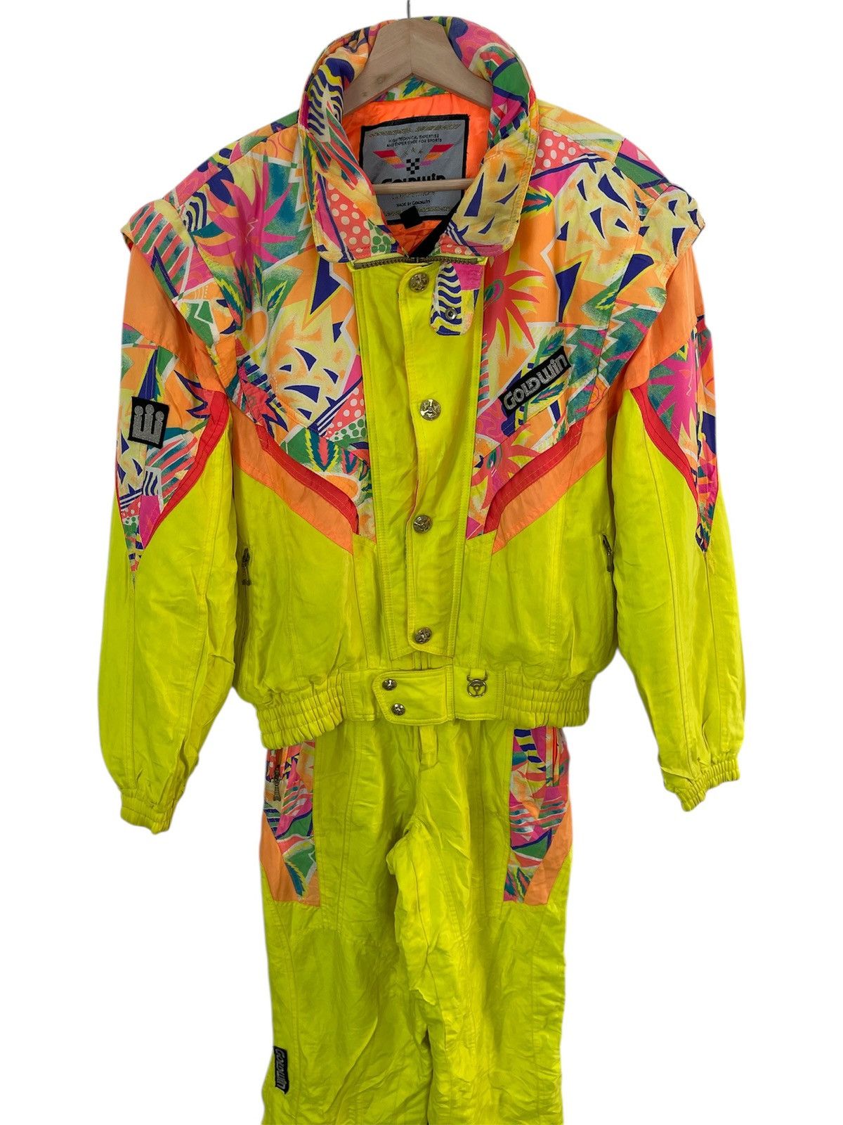 Goldwin VINTAGE GOLDWIN COMPETITION SKIWEAR SET WINTER GAMES Size US L / EU 52-54 / 3 - 1 Thumbnail