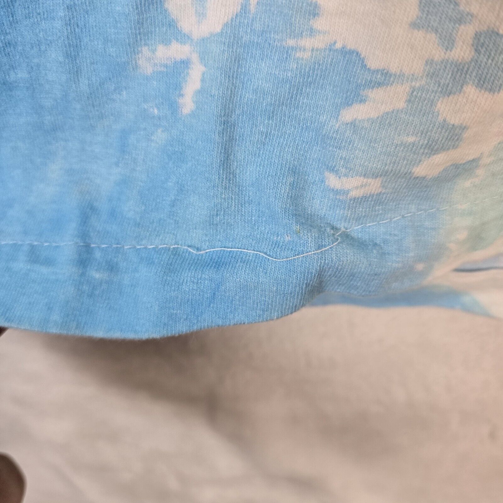 Anvil Vintage 80s Tie Dye Shirt Hibiscus Flower XL Single Stitch Size US XL / EU 56 / 4 - 10 Thumbnail