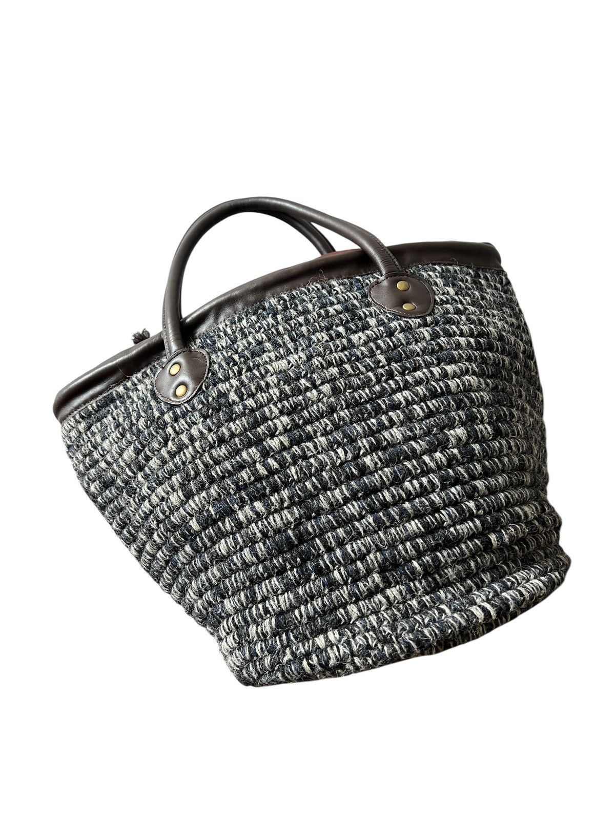 Issey Miyake 1990s Issey Miyake Plantation Bucket Rug Shoulder Bag Size ONE SIZE - 7 Thumbnail