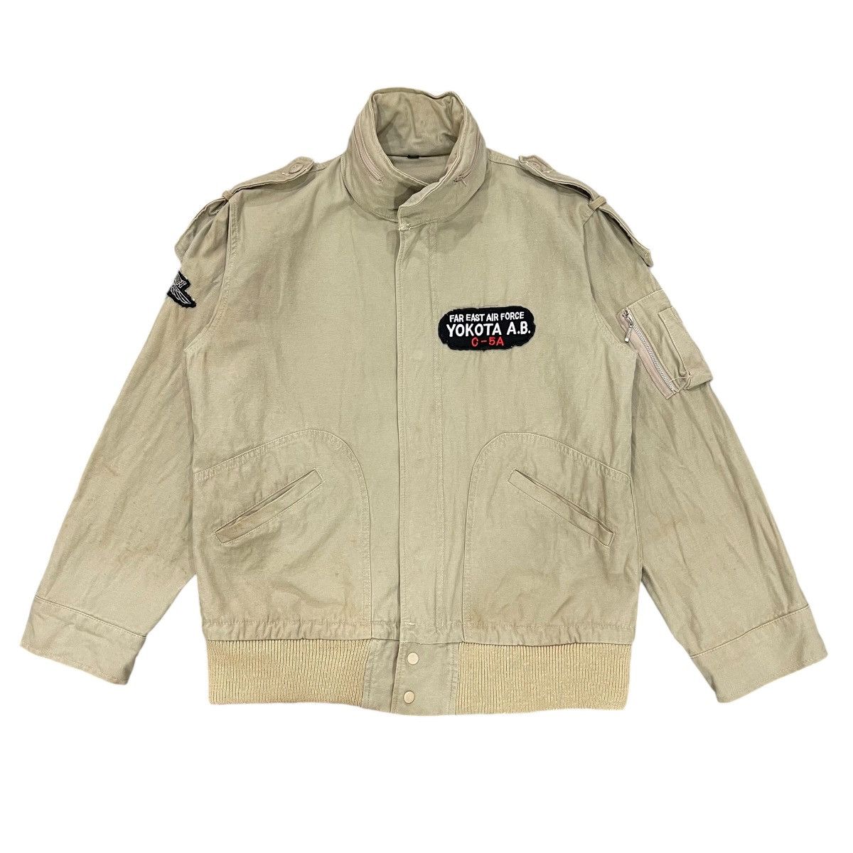 Harley Davidson × Vintage Vintage 90s Harley Davidson Air Force Patches Bomber Jacket Size US M / EU 48-50 / 2 - 1 Thumbnail