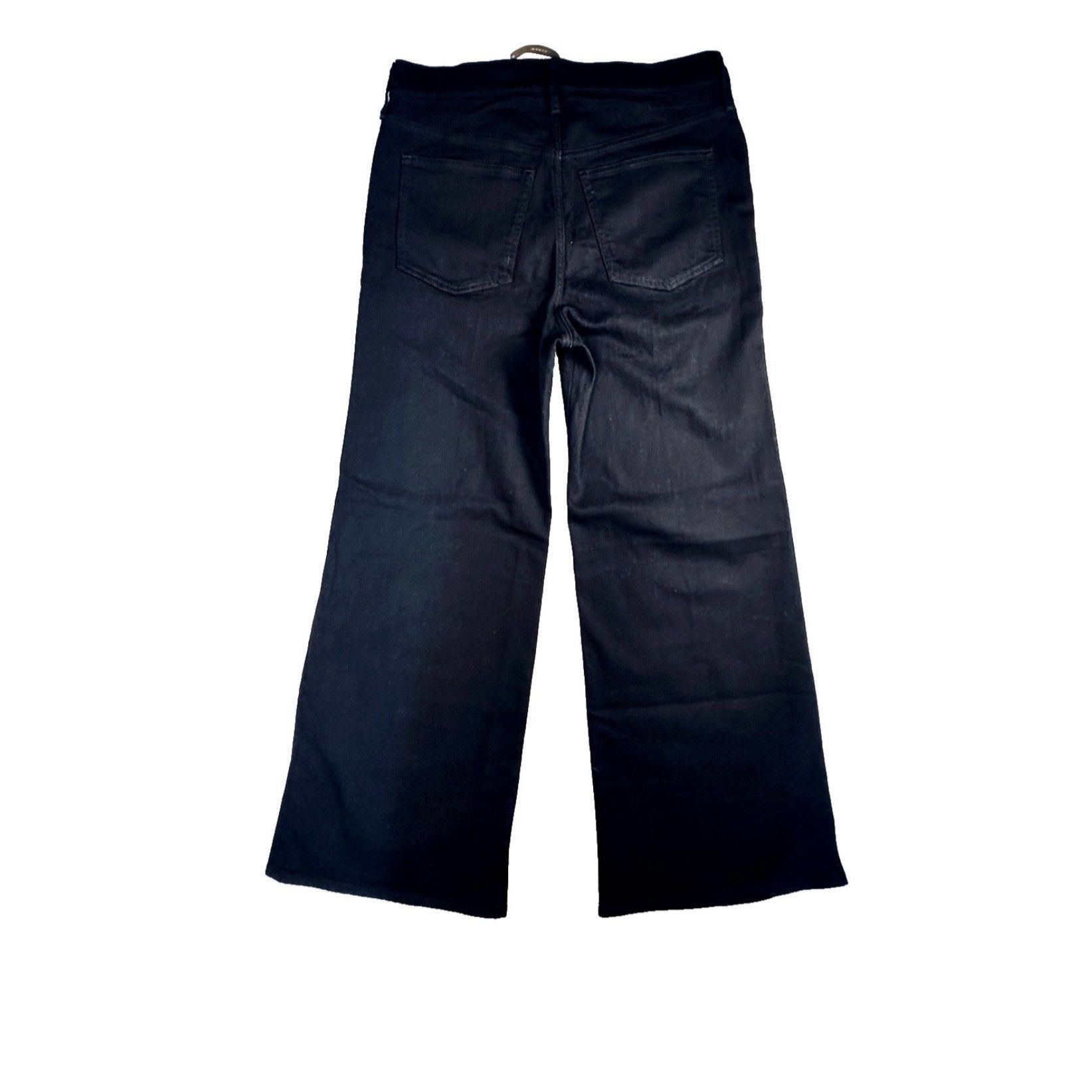 J.Crew J.Crew Womens Denim Trouser Wide Leg Jean Black High Rise Sz Size 26" / US 2 / IT 38 - 5 Thumbnail