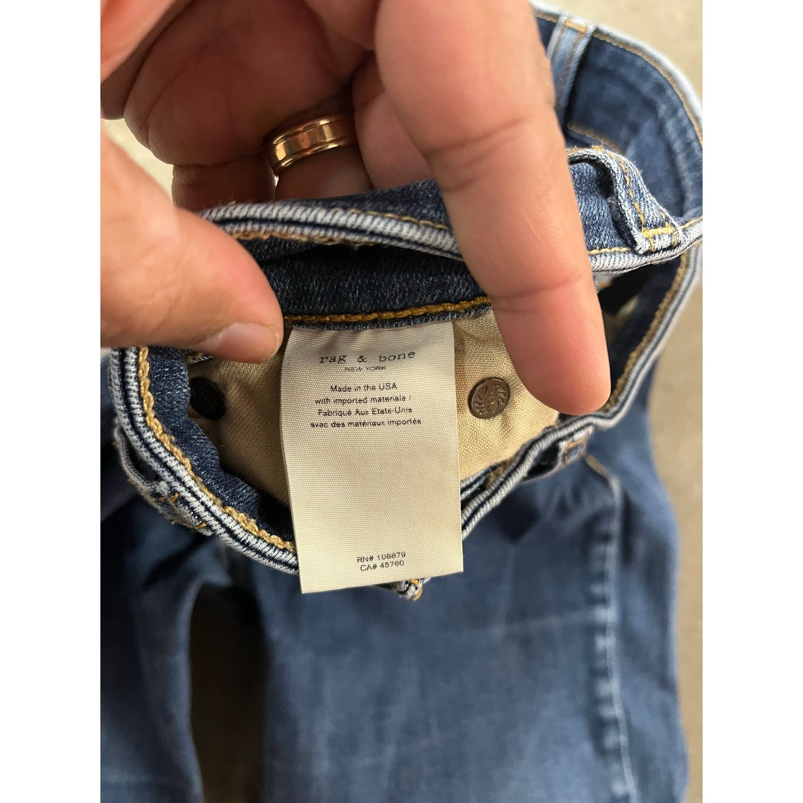 Rag & Bone Rag & Bone - Nina High Rise Skinny / 27R Size 27" / US 4 / IT 40 - 9 Thumbnail