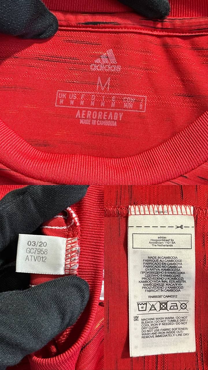 Adidas Manchester United 2020/21 Home RONALDO Adidas footballJersey Size US M / EU 48-50 / 2 - 9 Thumbnail
