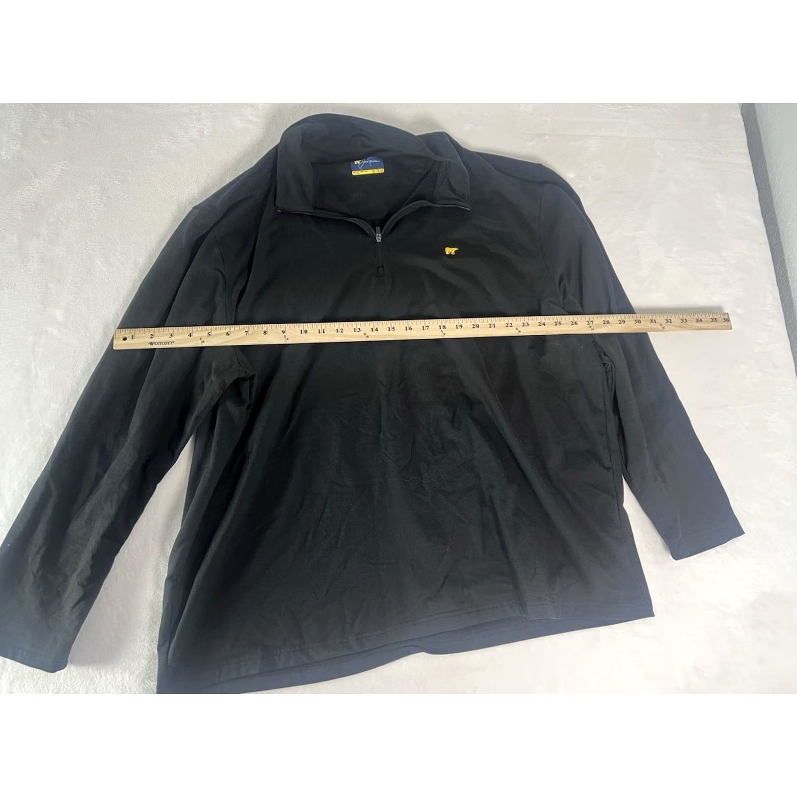 Vintage Jack Nicklaus Black 1/4 Zip UPF 50 Long Sleeve Pullover XXL Men's Golf Shirt Size US XXL / EU 58 / 5 - 3 Thumbnail
