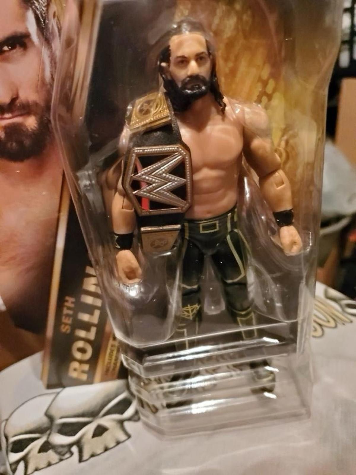 Other Mattel WWE Main Event Champions Seth Rollins Figure Size ONE SIZE - 2 Thumbnail