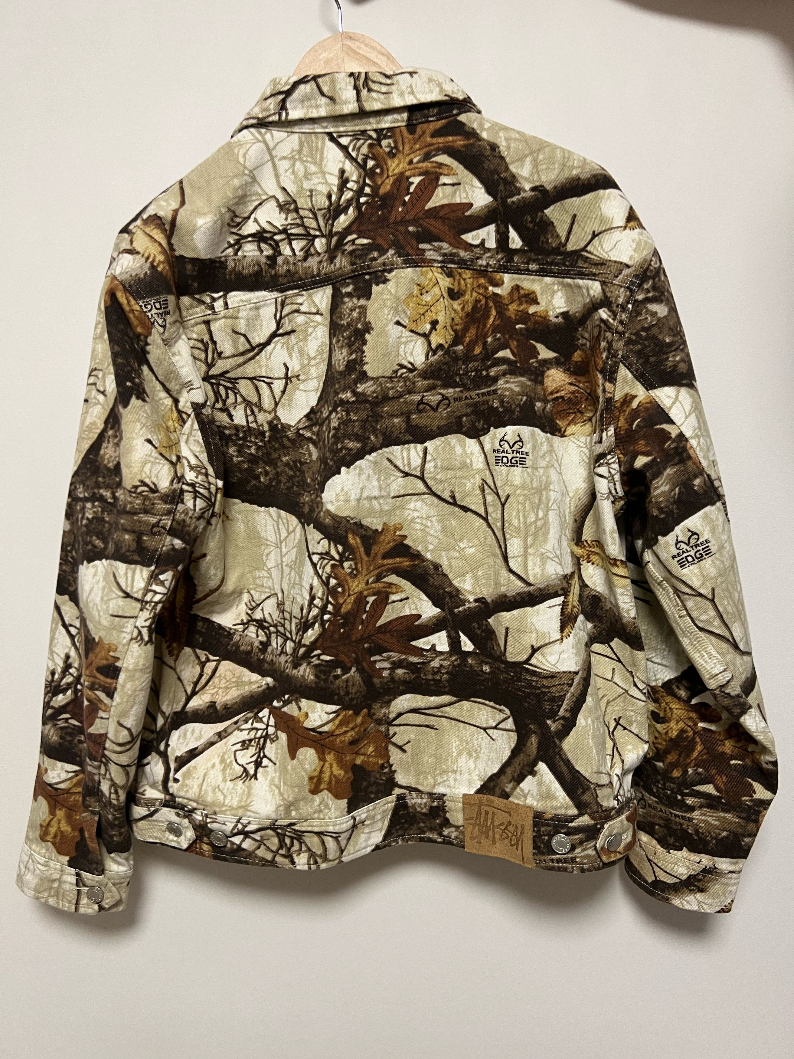トップス Stussy Zip Work Jacket Realtree EdgeSnow Buy Stussy Zip Work Jacket Realtree Edge 'Black' - 115683P