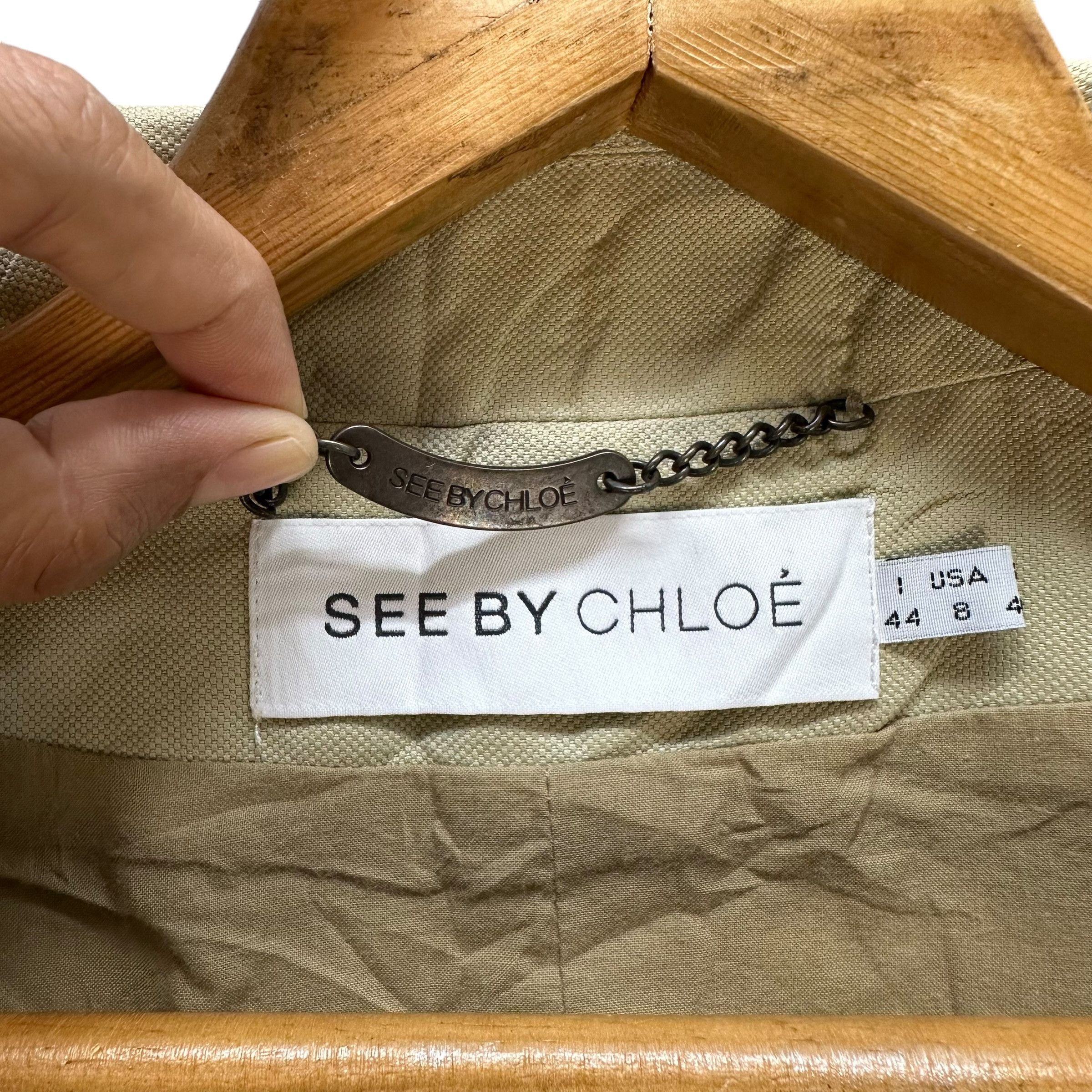 Chloe SEE BY CHLOE Coat Jacket #1496-A62 Size M / US 6-8 / IT 42-44 - 8 Thumbnail