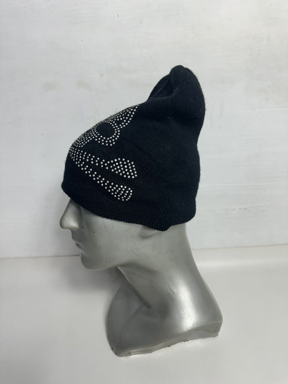 Japanese Brand Skull Skeleton Punk Bondage Design Beanie hats Size ONE SIZE - 5 Thumbnail