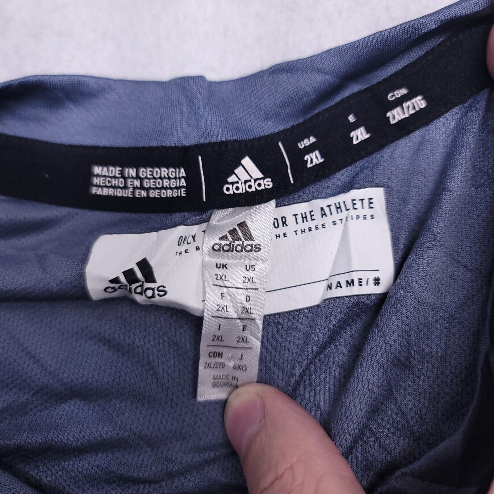 Adidas Adidas Casual Graphic Pullover T Shirt Mens Size 2XL Gray Size US XXL / EU 58 / 5 - 4 Thumbnail
