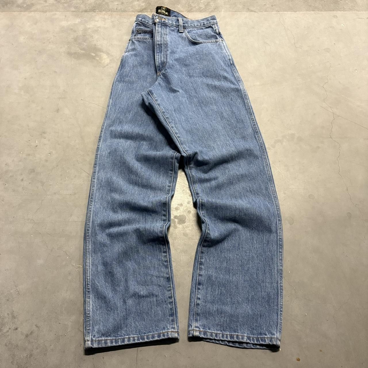 Japanese Brand × Redhead × Vintage Crazy Vintage Y2K/2000s Baggy Tall Medium Wash Denim Jeans! Size US 36 / EU 52 - 3 Thumbnail