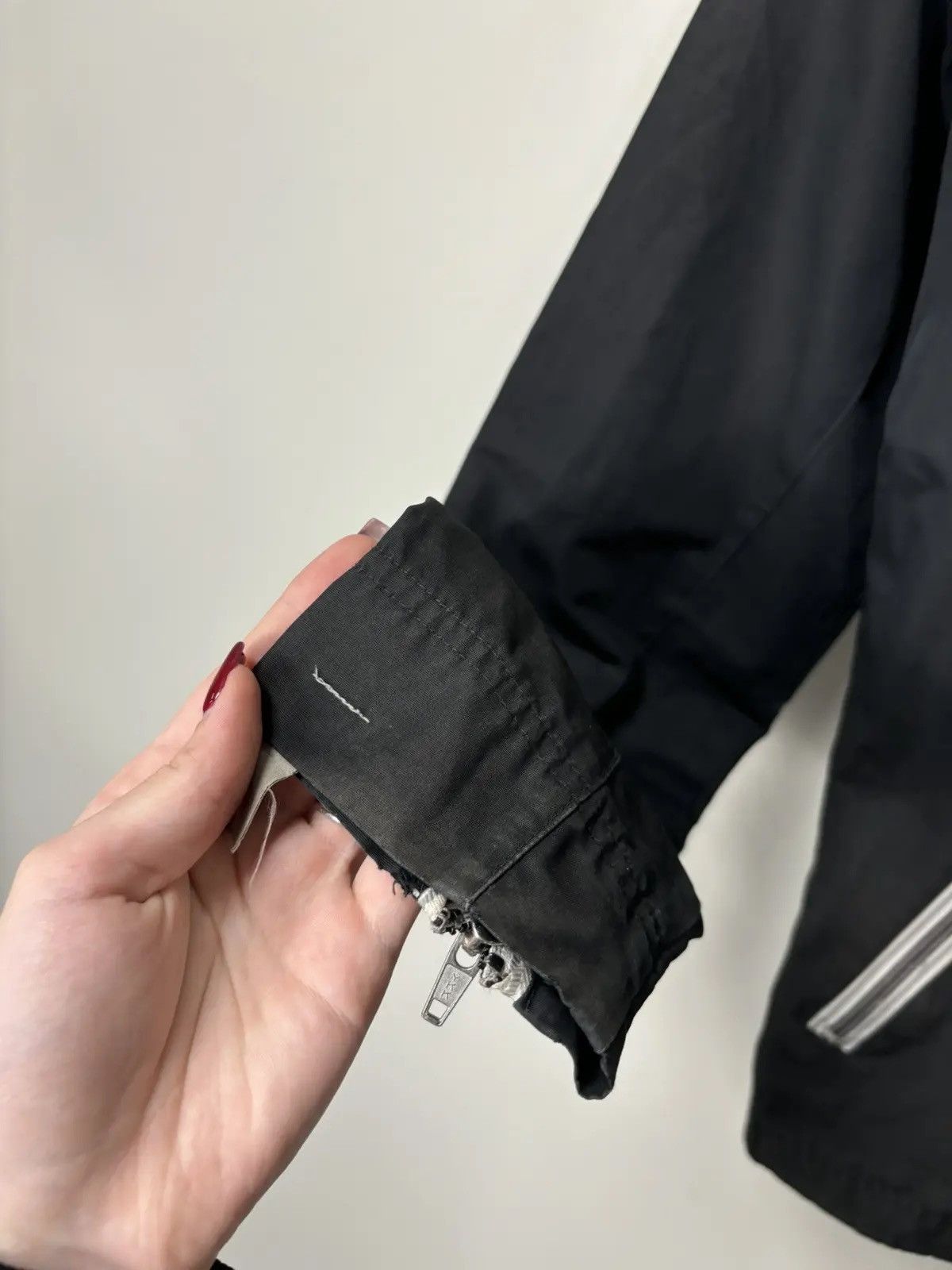 Nike × Vintage Vintage Nike Women’s Black Hooded Hype Full Zip Jacket Size M / US 6-8 / IT 42-44 - 9 Thumbnail