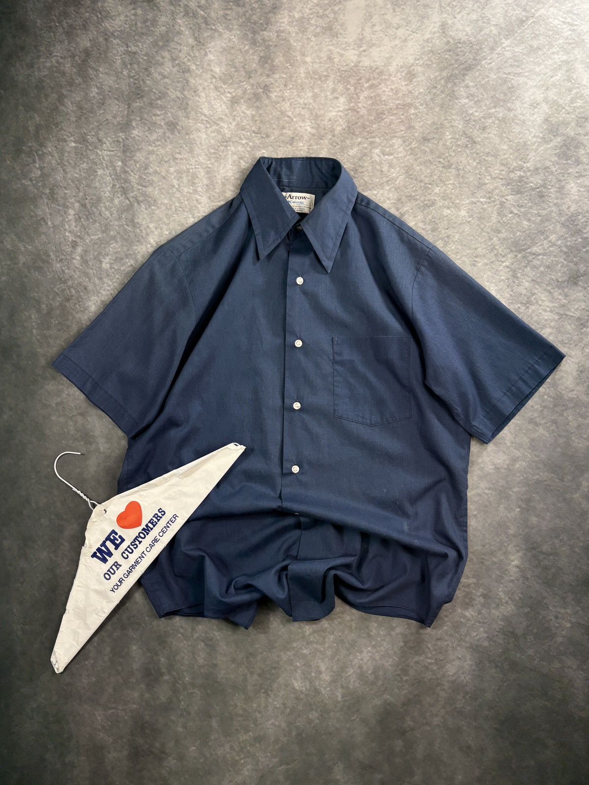Arrow 1950s Vintage Arrow Kent Shortsleeve PermaPress Bowling Camp Size US S / EU 44-46 / 1 - 2 Thumbnail