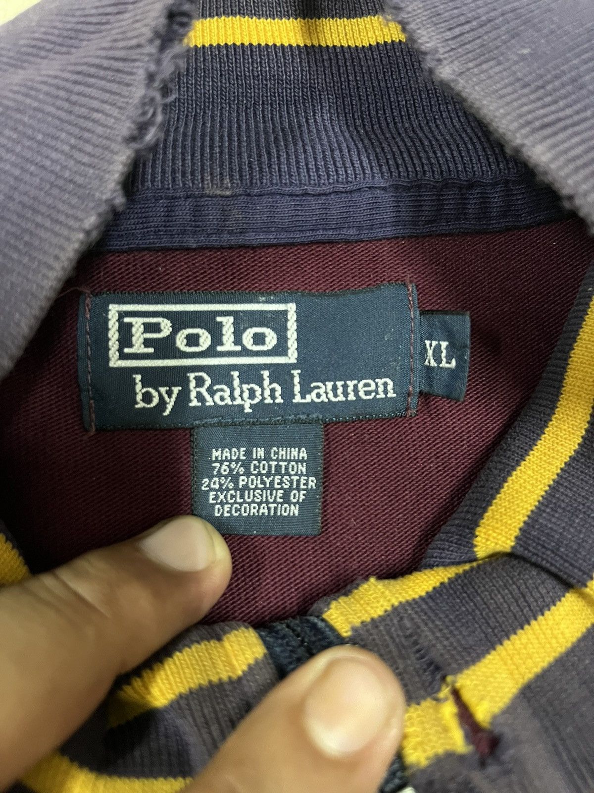 Polo Ralph Lauren × Vintage Polo ralph lauren zipper sweater Size US XL / EU 56 / 4 - 13 Thumbnail
