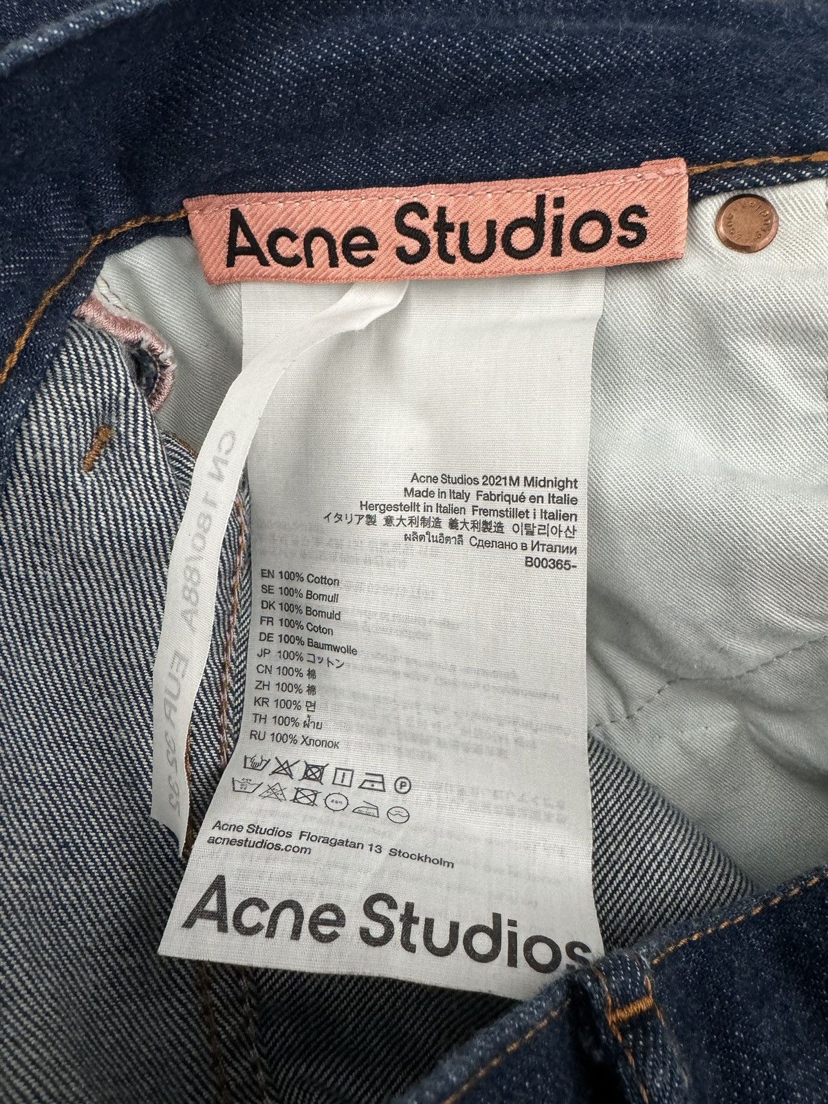 Acne Studios Acne Studios Straight Leg Indigo Denim Size US 32 / EU 48 - 5 Thumbnail