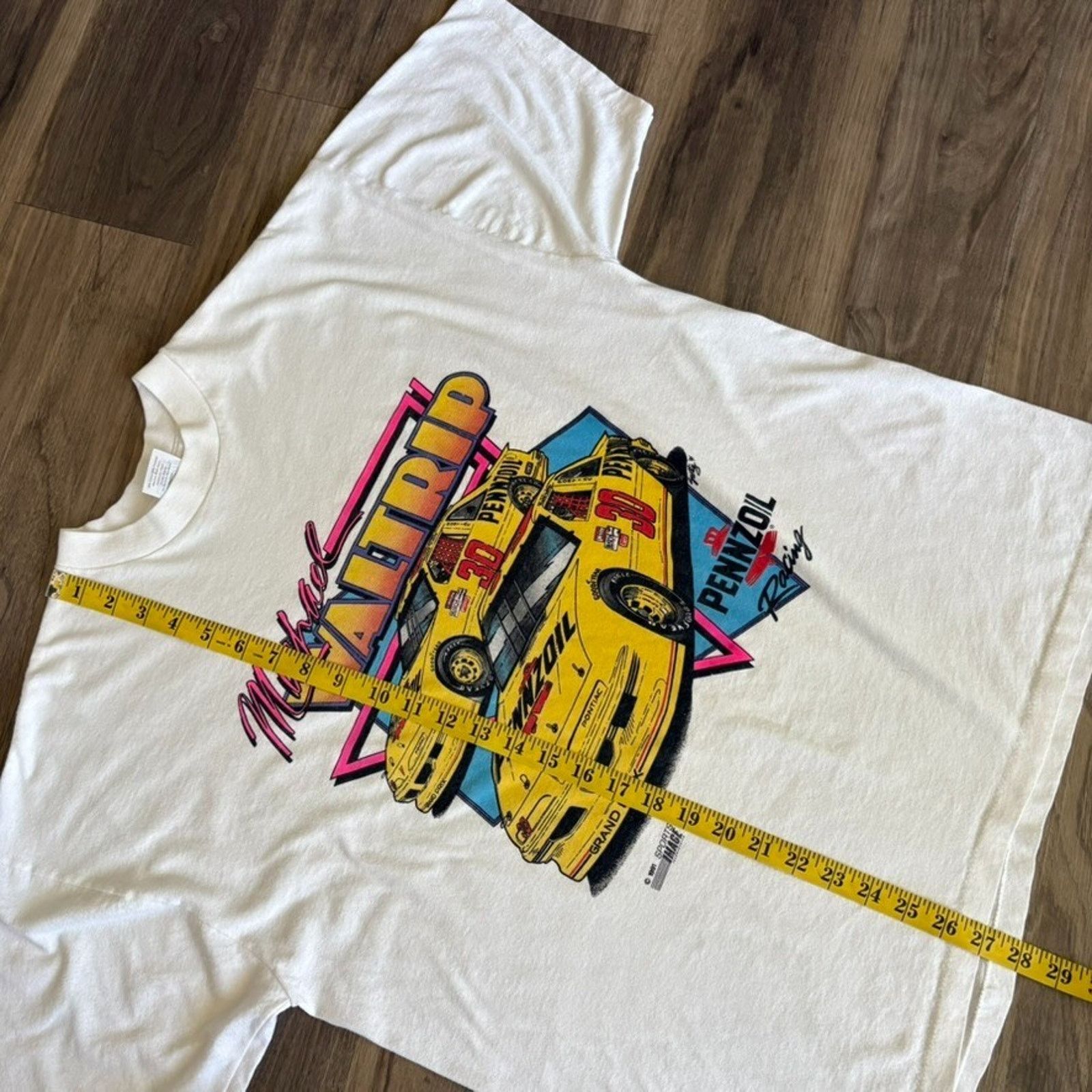 Vintage Vintage Michael Waltrip Pennzoil Racing T-Shirt Size XL Size US XL / EU 56 / 4 - 4 Thumbnail