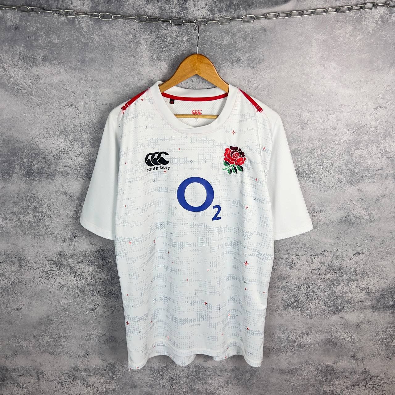 Canterbury of New Zealand CANTERBURY MEN'S RUGBY UNION ENGLAND SHIRT JERSEY SIZE XL Size US XL / EU 56 / 4 - 1 Thumbnail
