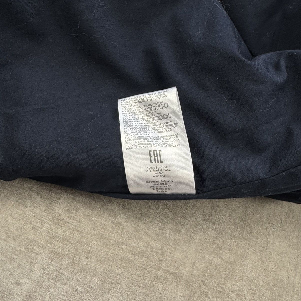 Lyle & Scott Lyle & Scott Navy Sherpa Jacket Size US L / EU 52-54 / 3 - 9 Thumbnail
