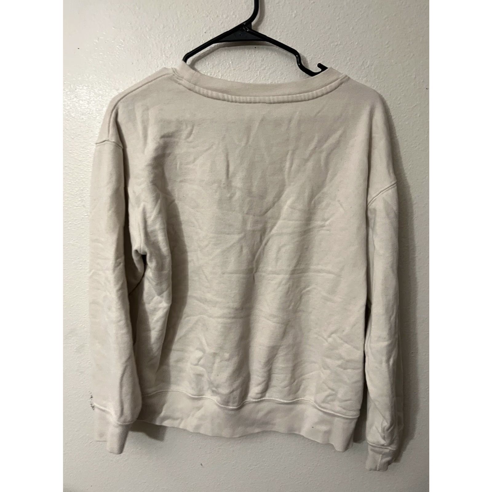 Calvin Klein Calvin Klein Performance Sweatshirt Women’s Small Cream Long Sleeve Pullover Activewear Fleece Size S / US 4 / IT 40 - 3 Thumbnail