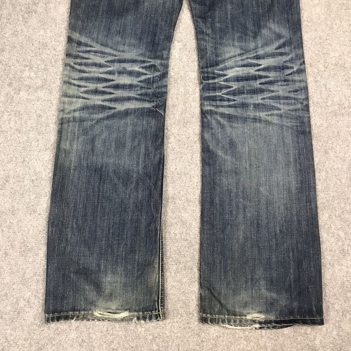 Japanese Brand × Vintage JAPANESE STYLE DENIM DISTRESSED PUNK JAPAN PANTS Size US 31 - 11 Thumbnail