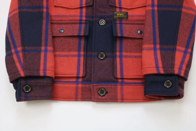 Wtaps WTAPS LAMBER JACKET 4-Pocket RedCheck WoolMelton S Size US S / EU 44-46 / 1 - 6 Thumbnail