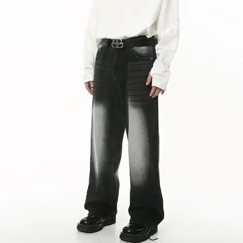 Jean × Vintage Loose wide-leg vintage distressed jeans y2k pants Size US 30 / EU 46 - 1 Thumbnail