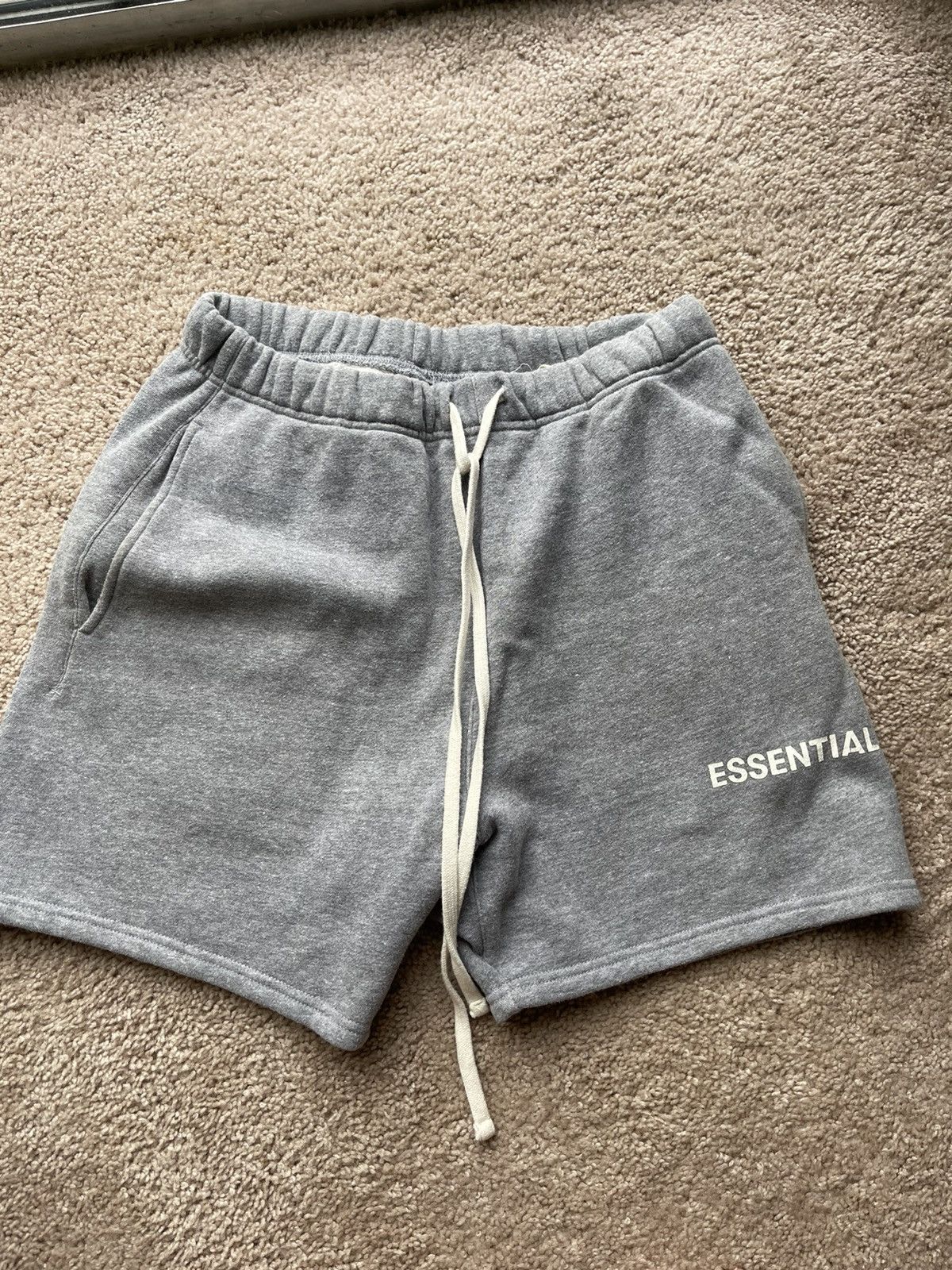 Pre-owned Essentials X Fear Of God Essentials Grey Shorts Size S