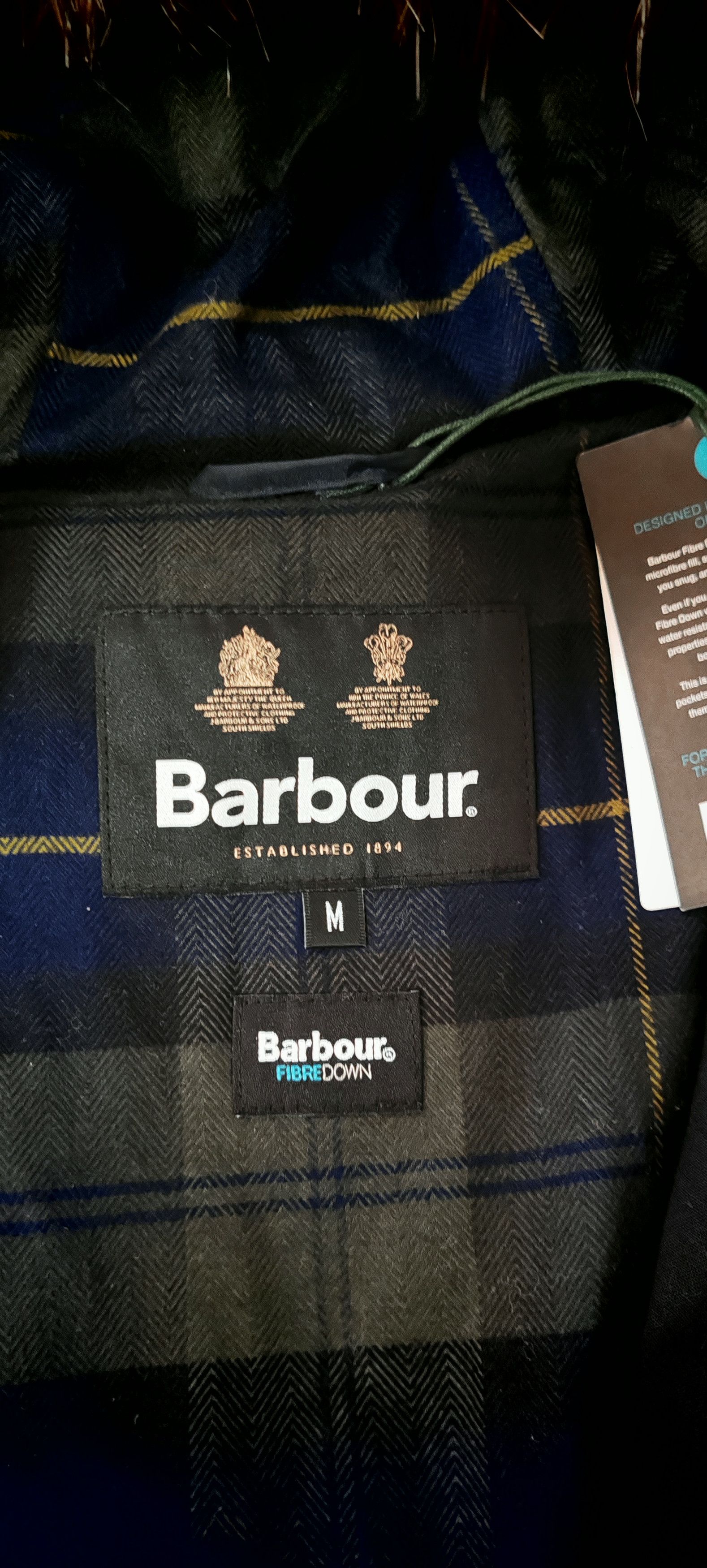 Barbour Veste à capuche Barbour Cirée / matelassée Baffle Tg:M Size US M / EU 48-50 / 2 - 11 Thumbnail