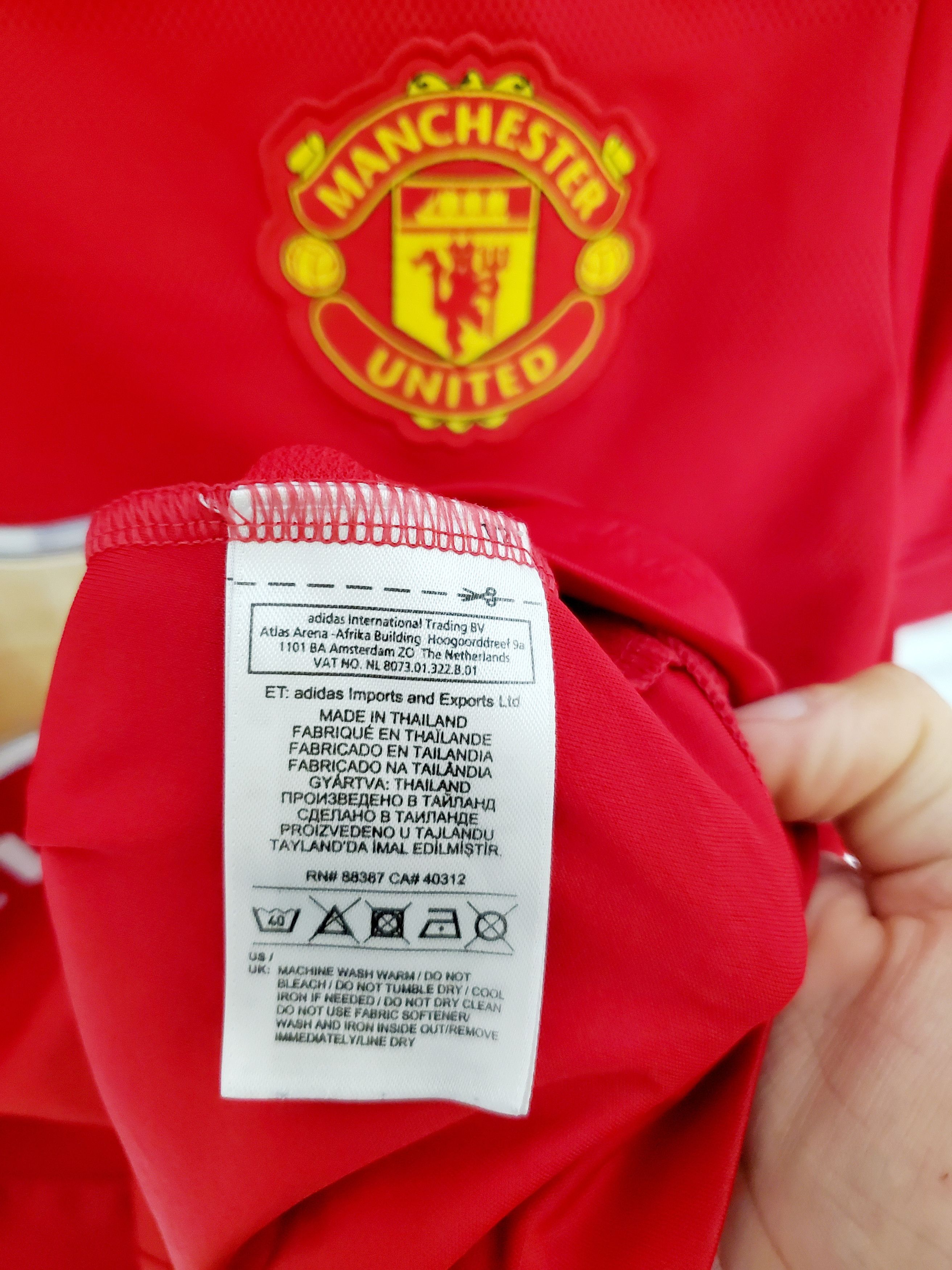 Adidas Manchester United Jersey 2015 2016 Home Shirt Adidas size M Size US M / EU 48-50 / 2 - 5 Thumbnail