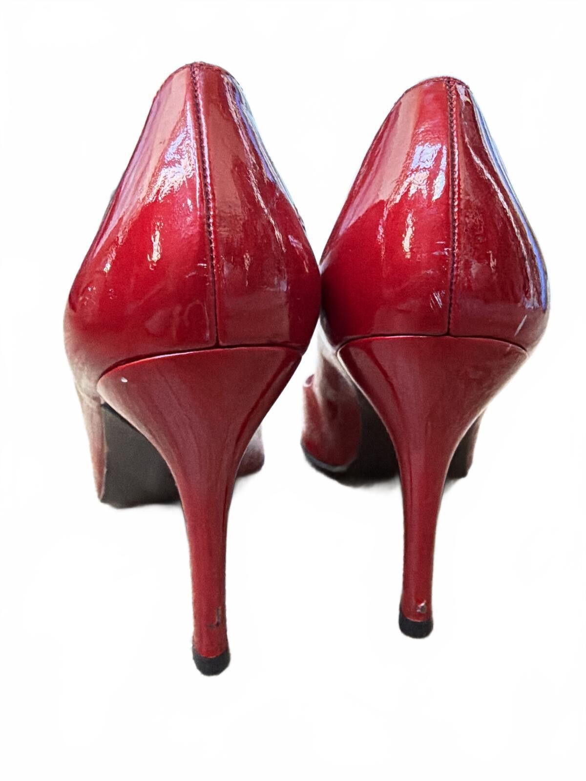 Stuart Weitzman Vintage Stuart Weitzman Red Patent Heels 9.5 Size US 9.5 / IT 39.5 - 4 Thumbnail