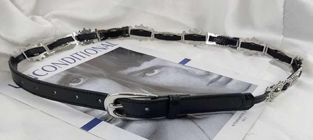 Japanese Brand × Vintage Outdoor punk rock multi pendant pu leather belt Size ONE SIZE - 4 Thumbnail