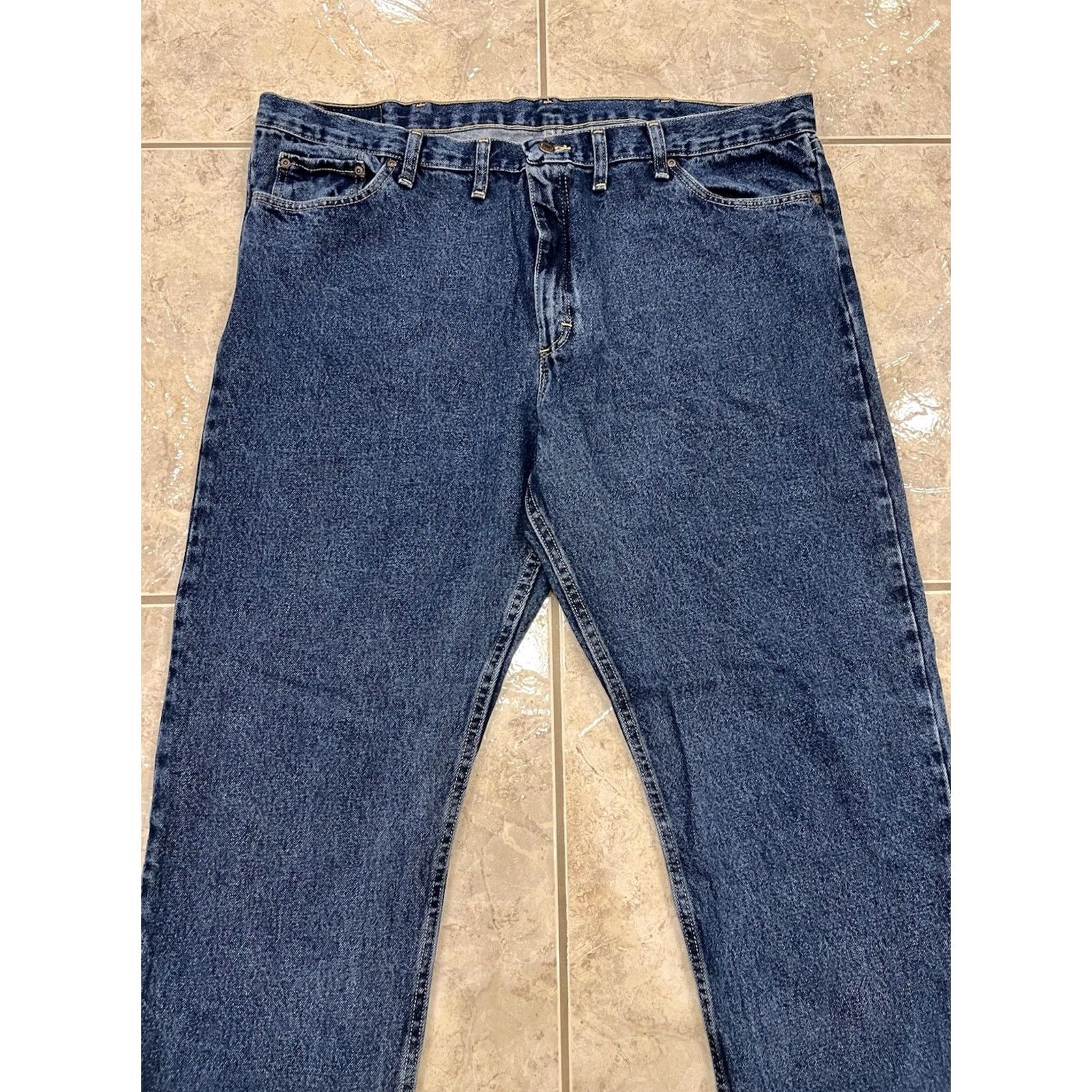 Wrangler VINTAGE Wrangler Jeans 44X30 Relaxed Straight Denim Blue Men's Jeans Size US 44 / EU 60 - 7 Thumbnail