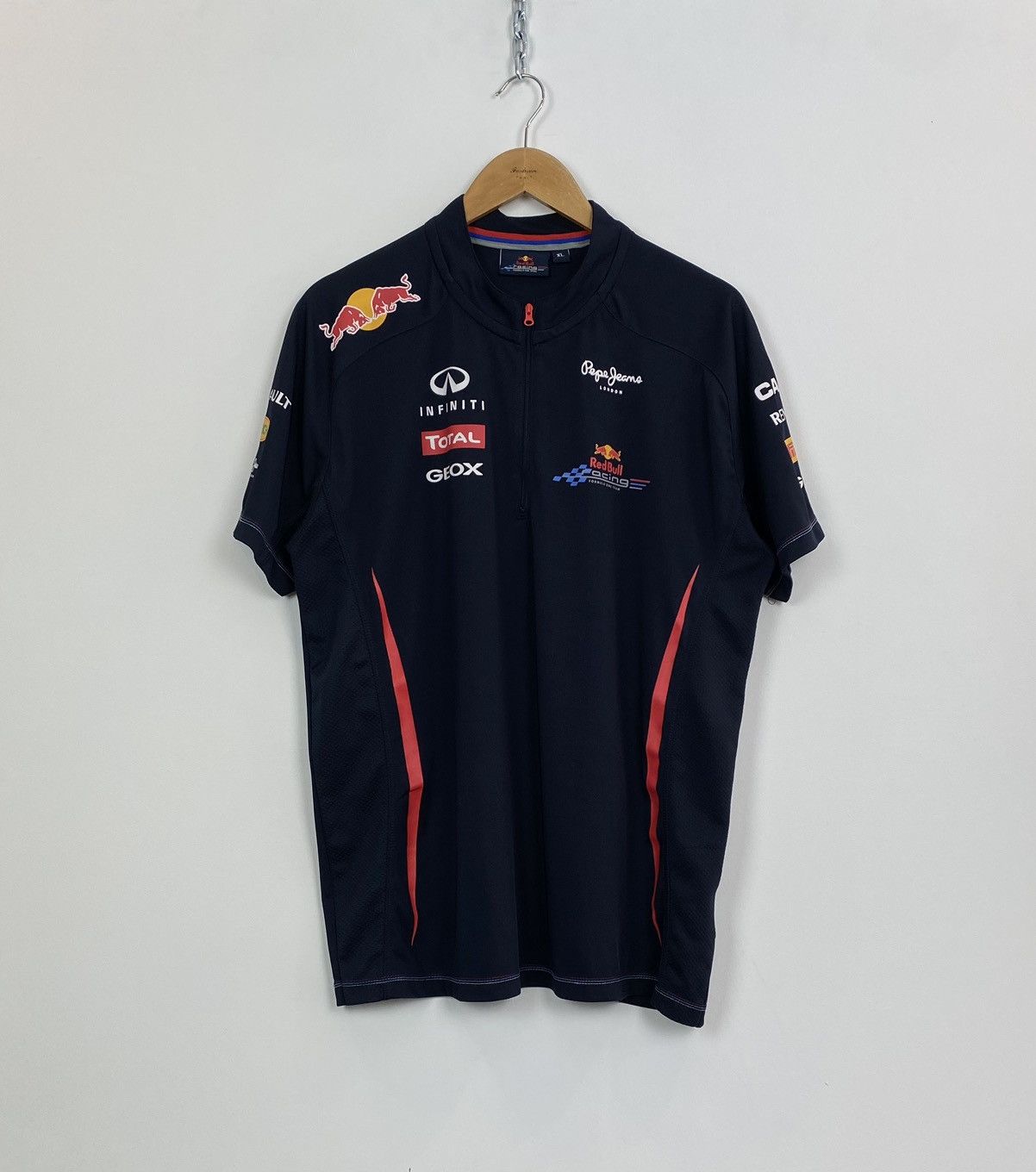 Red Bull Red Bull Racing Formula 1 Jersey 1/4 Zip Shirt Mens Size XL Size US XL / EU 56 / 4 - 1 Thumbnail