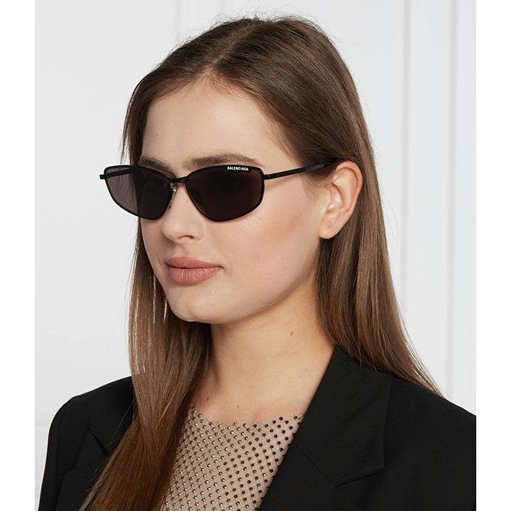 Balenciaga Balenciaga BB0277S 001 Unisex Sunglasses Black Rectangle Size ONE SIZE - 1 Thumbnail