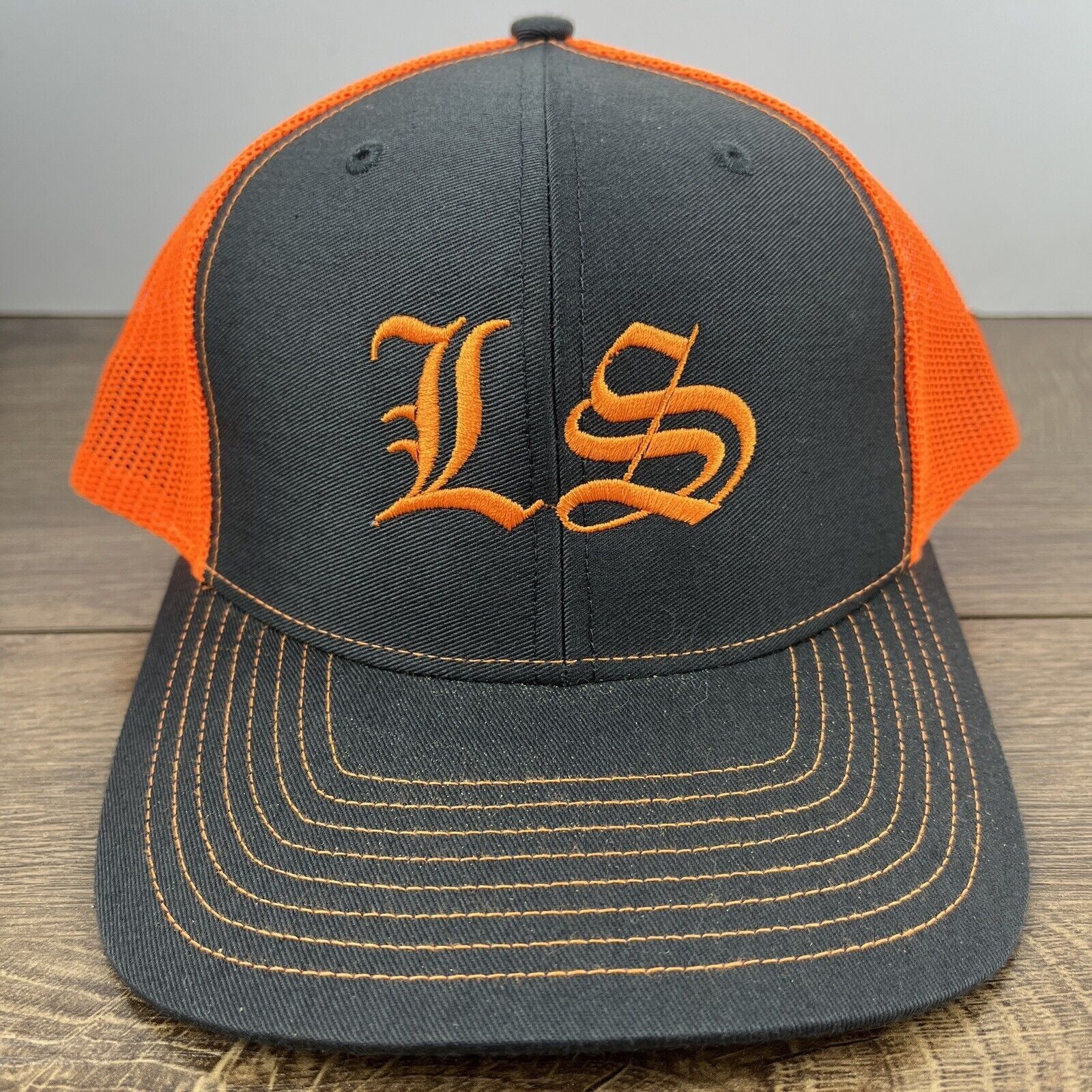 Other LS Snapback Hat LS Gray Hat Adjustable Snapback Adult Size H Size ONE SIZE - 5 Thumbnail
