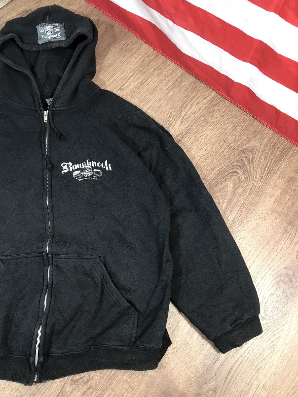 Vintage Vintage Zip Up Hoodie Damned To Train Size US XXL / EU 58 / 5 - 4 Thumbnail