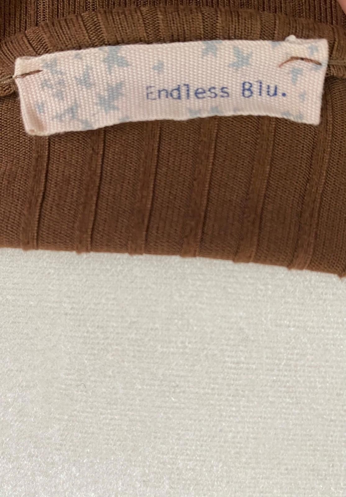 Other ENDLESS BLU Katara Ribbed Open Back Midi Dress (SMALL) Size S / US 4 / IT 40 - 9 Thumbnail