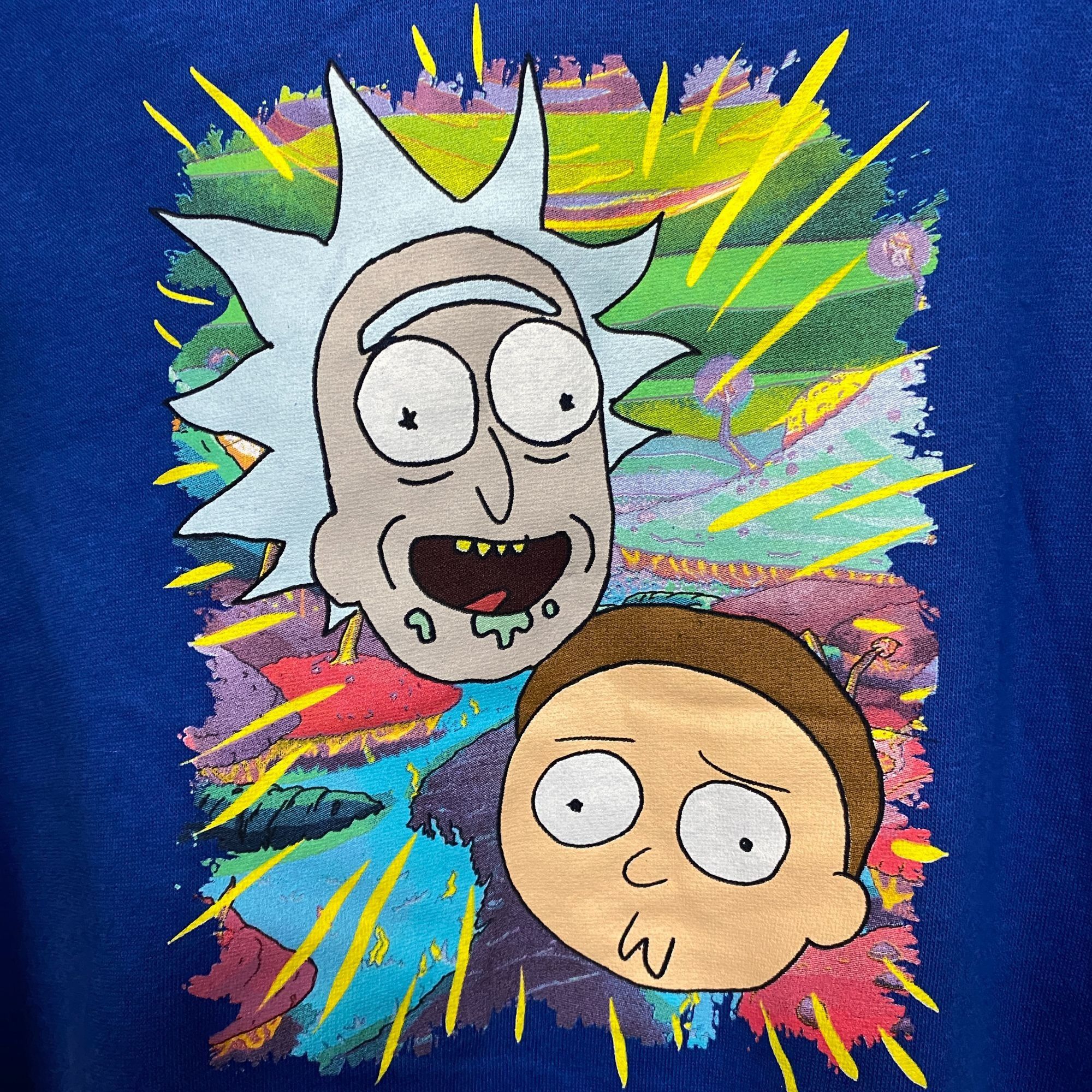 Ripple Junction Adult Swim Rick and Morty Graphic Print Hoodie Large Size US L / EU 52-54 / 3 - 2 Thumbnail